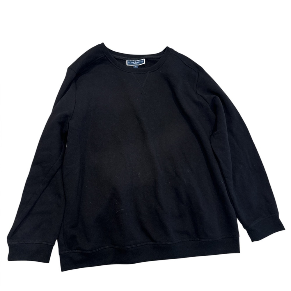 Karen Scott Sport Essential Black Sweatshirt Size 1x no longer made discontinued - Picture 3 of 17